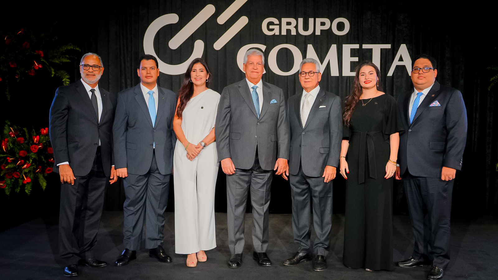 Directivos de Grupo Cometa en el 50 aniversario